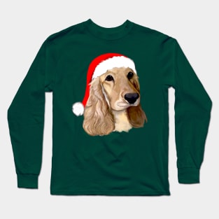 Cocker Spaniel at Christmas Long Sleeve T-Shirt